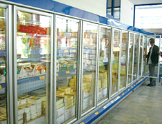 冷冻柜玻璃门